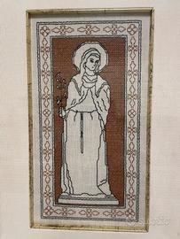 Quadro ricamato a mano