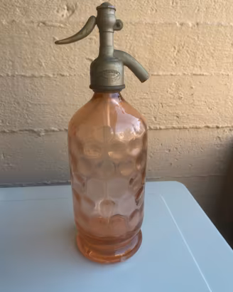 Sifone Seltz Vintage – Vetro Rosa