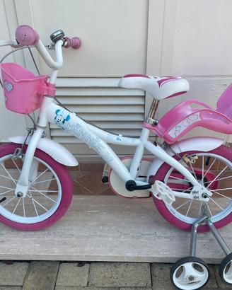 Bici a rotelle bambina