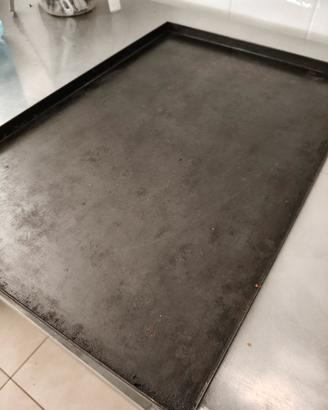Teglia in lamiera svasata da forno 