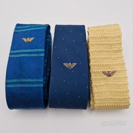 3 cravatte originali Giorgio Armani