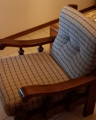Poltrone Rustiche in legno
