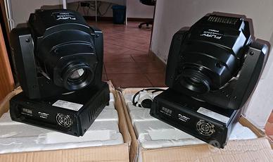 Coppia Prolights Fury250 con centralina Dmx