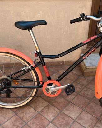 Bici da città da bambina Marca Riverside Decathlon