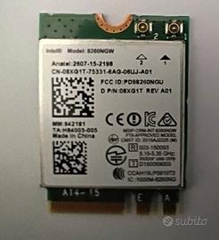 scheda 8260NGW WiFi Card+2XAntenna 2.4G/5Ghz