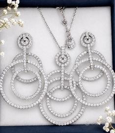 Set orecchini + collana Swarovski