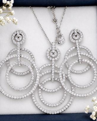 Set orecchini + collana Swarovski