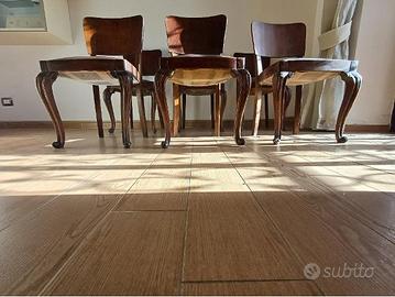 n. 7 Sedie stile Chippendale