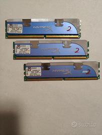 RAM Kingston ddr2 3 moduli