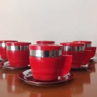 6 tazzine caffè vintage inoxriv made in Italy 