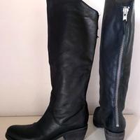 Stivali di pelle nera Vic Matié