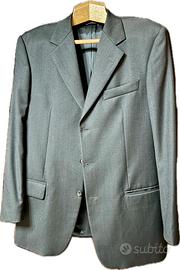 Giacca vintage uomo grigio scuro