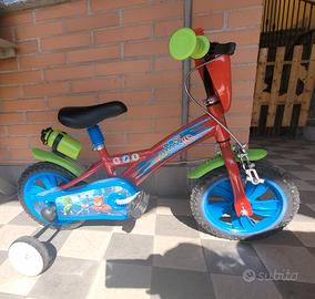 bicicletta bambino pj mask con rotelle