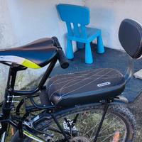 Portapacchi bici Decathlon più seggiolino