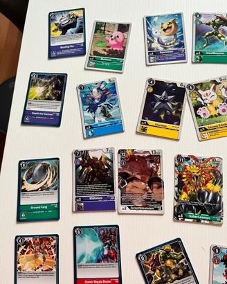 Lotto card digimon bandai