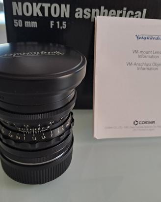 Voigtlander Nokton aspherical 50mm f1.5 Leica M