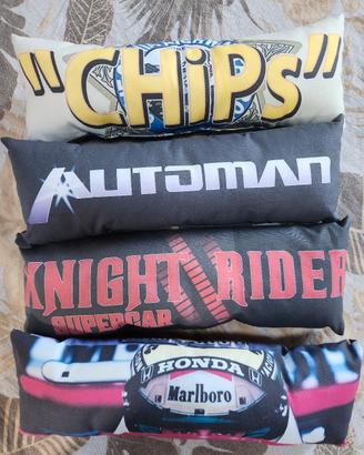 cuscino Supercar, CHiPs , Ayrton Senna , Automan 