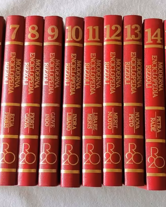 Moderna Enciclopedia Rizzoli Originale 20 Volumi 