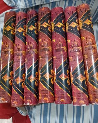 La sacra Bibbia 7 Vol. Fratelli Fabbri Editori