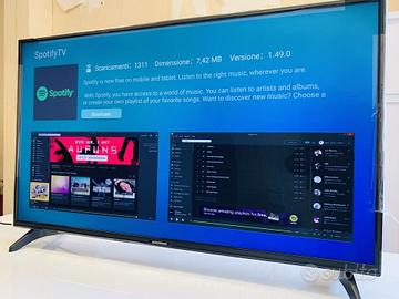 TV 50 POLLICI SMART UHD 4K , CON DIFETTO DI FABBR