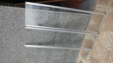 Paratia vasca da bagno in cristallo