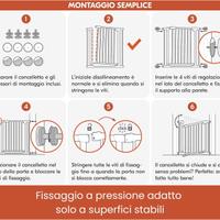 Cancelletto Sicurezza Hauck Open N Stop KD 96