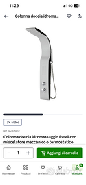 Colonna doccia idromassaggio