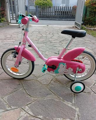 bicicletta bambina 14" 3-5 anni 