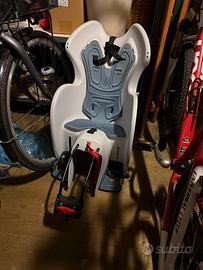 Seggiolino bambino bici posteriore grigio