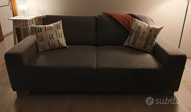 Divano 2 posti Ikea grigio antracite melange
