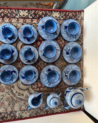 Set tazzine teiere in ceramica