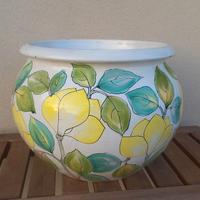 Cachepot portavaso in ceramica 