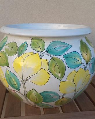 Cachepot portavaso in ceramica 