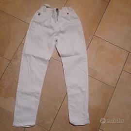 PANTALONI STOFFA BIANCHI