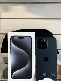 iPhone 15 Pro 256GB Titanio Blu-Originale Apple
