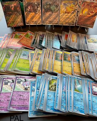 Lotto Carte Pokemon 120 pz Evoluzioni a Paldea+Ex