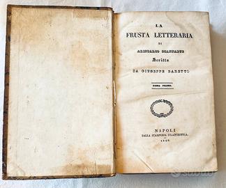 “La frusta letteraria” Aristarco Scannabue  1840