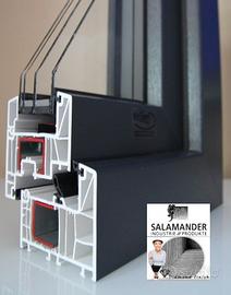 Infissi in PVC SALAMANDER e REHAU+Zanzariere varie
