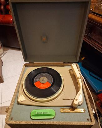 giradischi vintage x dischi a 16/33/45/78 giri 
