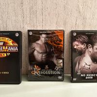 3 dvd WWE in italiano