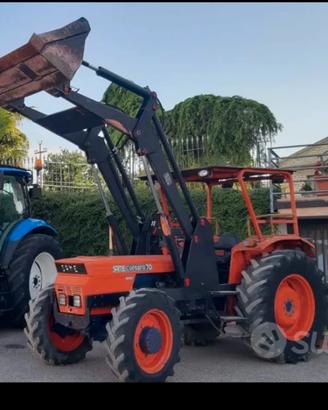 Trattore Same corsaro con caricatore frontale