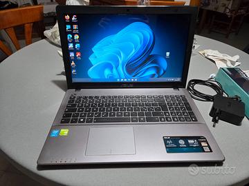 Asus F550L 15,6" i7 SSD 240 GB RAM 8 GB Win 11 Pro