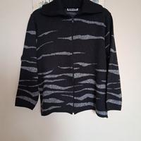 cardigan con cerniera