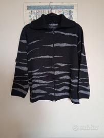 cardigan con cerniera