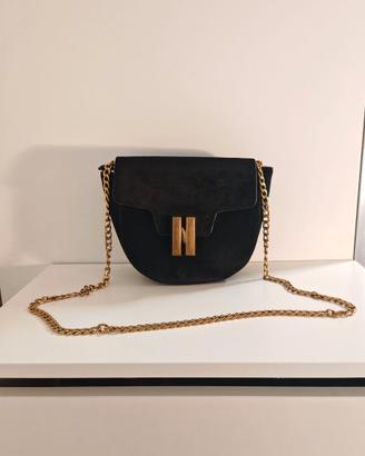 Borsa Nalì in velluto nero