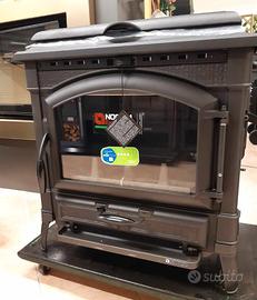 STUFA A LEGNA NUOVA NORDICA CON PIANO COTTURA