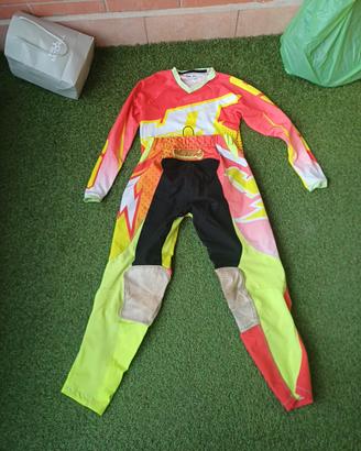 completo moto da cross bambino
