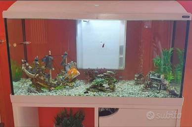 Acquario Iseo 80 con mobiletto completo di accesso