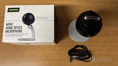 Shure MV5C microfono USB per home office