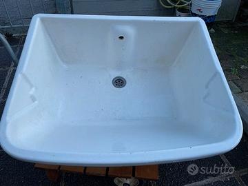 Vasca Lavatoio lavapanni in ceramica 75x60x40 cm